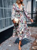 Vestido de manga larga para mujer, estilo retro elegante y bonito, novedad - details 10
