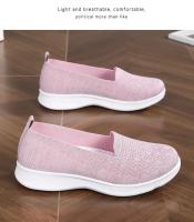 Zapatillas Deportivas de Malla Transpirable para Mujer Zapatos Planos Ligeros con Suela Suave y Cualcetines - details 19