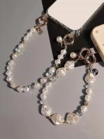 Cadena Colgante de Teléfono en Forma de Pulsera Perlas y Cuentas de Cristal Adorno para Bolso - details 10