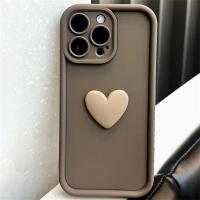 Funda de silicona con corazón de amor en 3D para iPhone, carcasa trasera de caramelo a prueba de golpes para iPhone 16, 15, 13, 12, 11, 14 Pro Max, X, XR, XS, 16 Plus - details 4