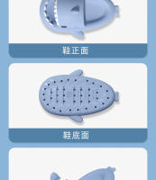 Zapatillas de tiburón con suela gruesa, transpirables, para interiores del hogar, resistentes al desgaste, antideslizantes. - details 12