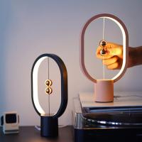 Lámpara de mesa LED elíptica magnética, interruptor de aire medio, cuidado ocular, luz nocturna, Control táctil - details 5