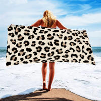 Toalla de piscina de secado rápido, ligera, absorbente, con estampado de leopardo, para playa, tigres, perfecta para hombres y mujeres - details 7