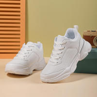 Zapatillas deportivas informales para mujer, calzado atlético que combina con todo, antideslizante para exteriores, color negro, novedad - details 2
