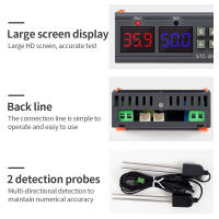 Controlador Digital de humedad del suelo, AC110V-220V, higrómetro, plantas de jardín, termorregulador de humedad, STC-3030 - details 24