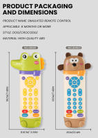 Juguete para rechinar los dientes, simulación de cocodrilo de silicona, Control remoto de TV con efectos de luz y sonido, juguete educativo para niños pequeños, regalo para niños pequeños - details 7