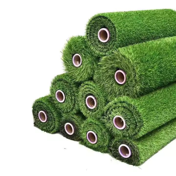 Alfombra de césped sintético para jardín al aire libre, césped Artificial, suelo deportivo para fútbol - 1