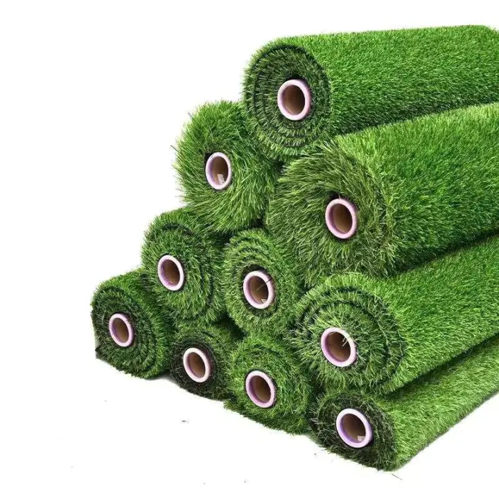 Alfombra de césped sintético para jardín al aire libre, césped Artificial, suelo deportivo para fútbol - 1