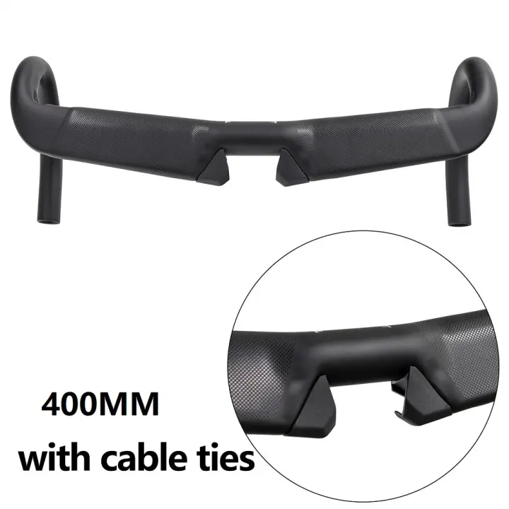 Manillar de fibra de carbono T1000, manillares deportivos para bicicleta, barra de caída Aero, accesorios para bicicleta de carretera, 31,8x400/420/440mm - 1