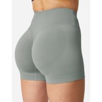 Pantalones cortos deportivos de cintura alta sin costuras para mujer de ropa deportiva - details 4