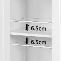 baño Independiente Armario de Almacenamiento con Puerta Doble y Estante Ajustable baño Sala - details 5