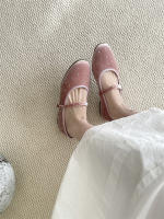 Zapatos Mary Jane Retro de Diseño Coreano Acabado Redondo de Cabeza con Hebilla de Terciopelo para Mujer - details 20