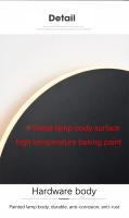 Lámpara de pared redonda para interiores/estilo minimalista moderno, mesita de noche para dormitorio, escalera, porche/fuente de luz LED, Sensor táctil de cuerpo humano - details 13