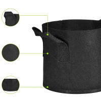 Juego de 5 bolsas para cultivo de plantas, 5 unidades - details 3