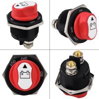 Interruptor de desconexión de batería de automóvil de 200A Interruptor aislador de corte maestro de batería de 12V-24V Interruptores de batería de encendido y apagado para marinos - details 3