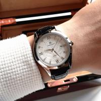 Reloj de Lujo UTHAI Automático Correa de Cuero Impermeable Reloj de Cuarzo Elegante para Hombres - details 1