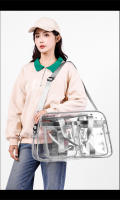 Bolsa de viaje transparente de PVC, bolsos de hombro tipo bandolera portátiles para deportes, senderismo al aire libre, natación, compras, bolso transparente - details 3