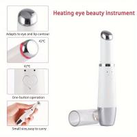 Pluma de masaje con calor, masajeador facial recargable, masajeador de ojos, masajeador de labios, masajeador de ojos, masajeador de cara caliente y fría - details 7