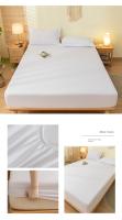Bonenjoy-sábanas ajustadas, Funda de colchón de Color sólido, funda de cama elástica, ropa de cama para adultos y niños, Sábana bajera suave (sin funda de almohada) - details 10