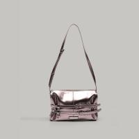 Doble correa plisada correa de lazo bolsa bajo el brazo,,Bolso de hombro de las mujeres,Bolsa de motorista de la vendimia - details 2