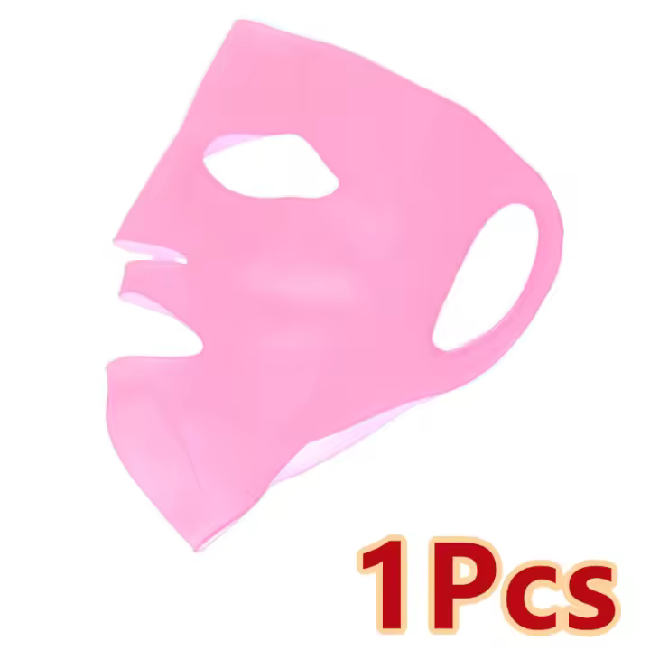 Mascarilla de Silicona para el Cuidado de la Piel Reutilizable Anti Arrugas Hidratante y Levantadora Herramienta de Cuidado de la Piel para Mujeres - 1