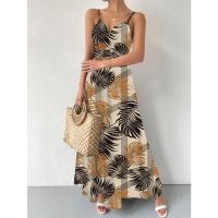 Vestido de novia floral francés para mujer, verano 2024, elegante estilo bohemio vintage con cintura ceñida, hasta la rodilla. - details 26