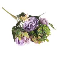 Flores artificiales de estilo europeo, flores falsas decorativas de seda de gran tamaño, arreglo Floral para boda, arreglo Floral DIY - details 10