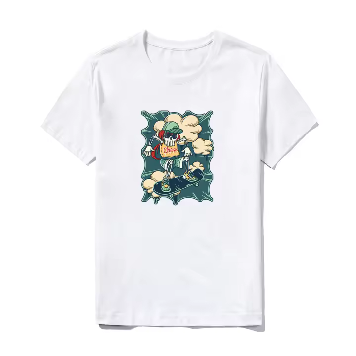 Camiseta Gráfica de Algodón Unisex Suave, Transpirable, Duradera Corte Clásico para Uso Diario - 1