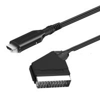 Convertidor Scart a HDMI HD 1080P de 1 metro Conversor de Signal Digital de Alta Definición Con Cable Adaptador de Interfaz Scart a HDMI - details 0