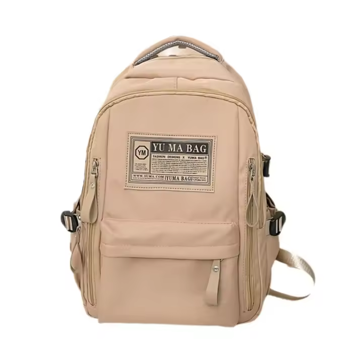 Mochila impermeable de gran capacidad para estudiantes, bolso escolar de nailon con cremallera y múltiples bolsillos, mochila informal de ocio para adolescentes, viaje - 1
