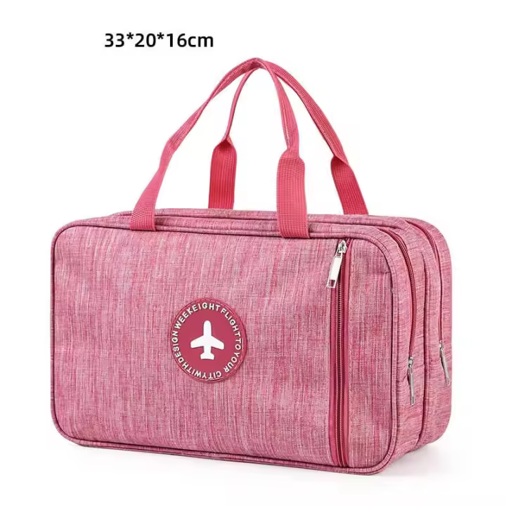 Bolsa separada para artículos de tocador, bolsa de almacenamiento de toallas de viaje, portátil, a prueba de agua, bolsa de lavado de cosméticos, bolsa de baño de playa - 1