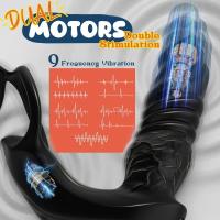Tapón anal vibrador 5 en 1 con control remoto por Bluetooth, masajeador de próstata con anillo para el pene, productos para adultos - details 0