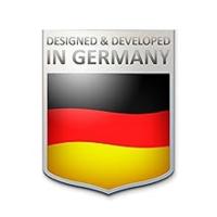 Diseñado y desarrollado en Alemania
