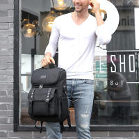 Viajero-Mochila de viaje para ordenador portátil, con carga USB, para mujeres y hombres, estudiantes escolares - details 8
