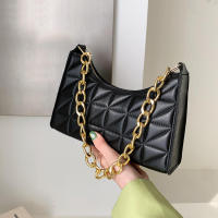 Bolso de hombro Hobo para mujer, bolso de cadena, a cuadros, de moda, avanzado, nueva tendencia - details 14
