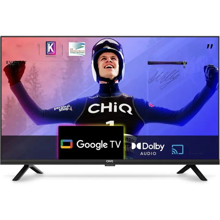 TV Inteligente de 32 Pulgadas Diseño Sin Marco, HDR Google TV, Asistente de Google, Google Play,Chromecast Integrado,Audio Dolby,WiFi Bluetooth,HDMI,USB 2.0 Ci+ - 1