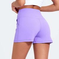 Pantalones cortos deportivos informales para Yoga, cintura alta, gimnasio, ejercicio, correr, tenis, Fiess - details 3