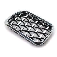 Para E36 3 Series 1997-1999 rejilla de coche estilo diámetro riñón ABS capó delantero parrilla Sier 51138195152 51138195151 piezas - details 7