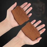Guantes de cuero para entrenamiento de levantamiento de pesas, protección de Palma, empuñaduras de gimnasia, deportes de Fitness, levantamiento de pesas - details 15