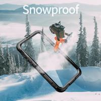 Funda De Silicona A Prueba de Agua IP68 Grado Militar Para iPhone 15 14 Pro Max Plus Deportes Acuario Submarino Escalada Material Aluminio IAOOPOO - details 8