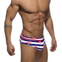 Jessborn-Calzoncillos de natación para hombre, traje de baño a rayas de flamenco, pantalones de natación de cintura baja a la moda, ropa de playa para adultos, primavera caliente - details 2
