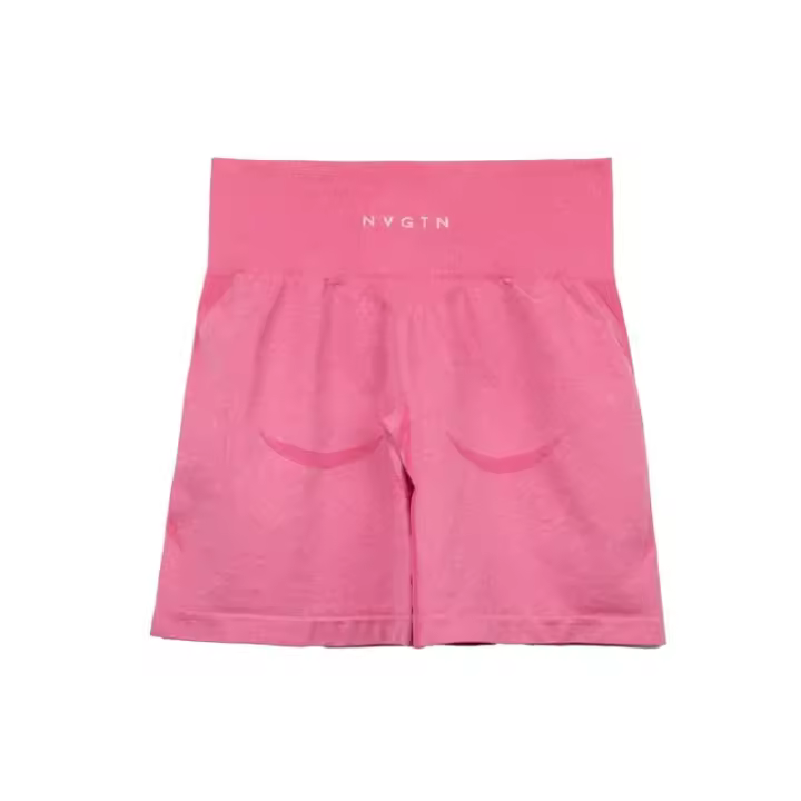 pantalones cortos sin costuras para mujer, Shorts de entrenamiento con realce de glúteos, ropa deportiva para Fitness, gimnasio, Yoga - 1