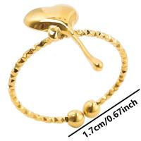 Joyería para dedos de niña, Anillos de corazón para mujer, accesorios, Anillo de acero inoxidable, suministros de amor, Anillos DIY, regalo del Día de San Valentín - details 35
