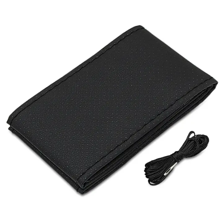 Protector para volante de coche de cuero para SEAT Leon 1 2 3 MK3 FR Cordoba Ibiza Arosa Alhambra Altea Exeo Toledo Fórmula Cupra - 1