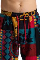 Pantalón en lino imprimé Tribal Boho para hombres, en algodón, décontracté, con cordón de serrage, para deportes al aire libre, curso à pied, sorpresa, été - details 26