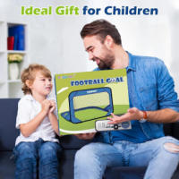 Portería de fútbol infantil plegable, portería de fútbol de jardín para juegos infantiles al aire libre plegable de 4 modos - details 4