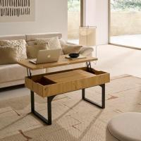 Mesa de Centro Elevable y Extensible – Espacio de Almacenamiento y Diseño Moderno - Color Madera. - details 3
