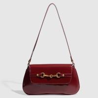Bolso vintage para debajo del brazo, bolso bandolera para mujer, bolso de mano para mujer Hundred Tote, rojo - details 2