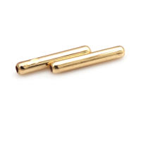 Cuentas de Espaciador de Brasso Dorado de Alta Calidad 30PCS Tamaños de 6.5MM a 18K - details 4