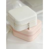 Organizador de joyas portátil, bolsa con cremallera, accesorios de viaje, pendientes, caja organizadora de joyas - details 5